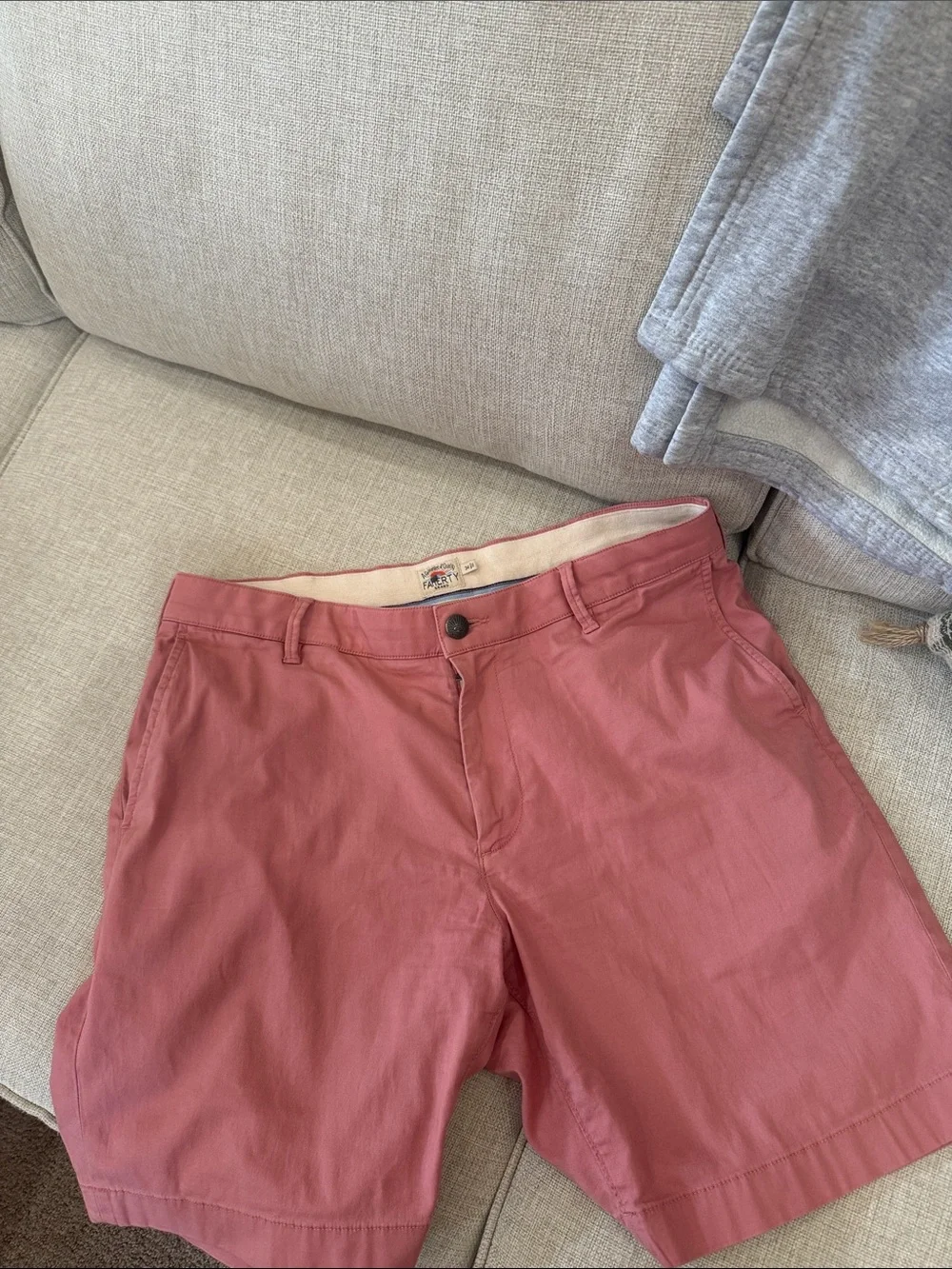 Faherty Men’s Flat Front Shorts - Dusty Rose